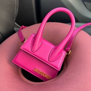 NWOT Jacquemus pink Le Chiquito bag!